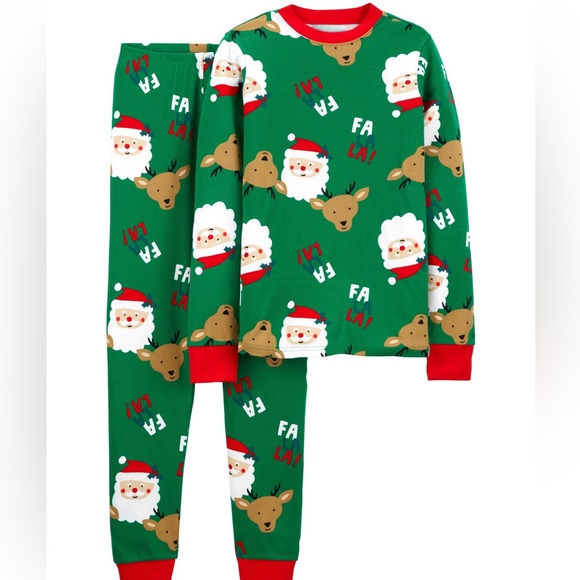 NEW Christmas Adult Santa Snug Fit Cotton PJs Holidays Festive Unisex - Picture 11 of 14